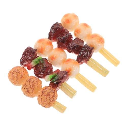 Sosoport 5Stücke Teiliges Realistisches Grillspielzeug Für Künstliche Grillspieße Für Kreatives Für Rollenspiele Im Kindergarten Hause Sicher Und Farbenfroh von Sosoport