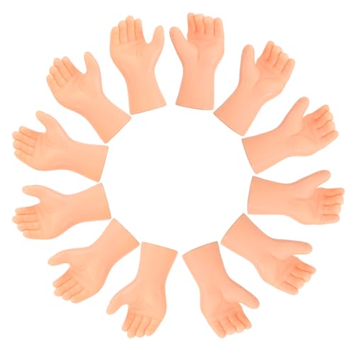 Sosoport 6 Paar Winzige Hände Für Puppen Kleine Kunststoff Simulationshandmodelle Ersatzteile Für Die DIY Puppenherstellung Miniatur Puppenhauszubehör Sosoport 6 Paar Winzige Hände Für Puppen Kleine Kunststoff Simulationshandmodelle Ersatzteile Für Die DIY Puppenherstellung Miniatur Puppenhauszubehör von Sosoport