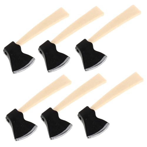 Sosoport 6 Stück Axenmodell für Gartenwerkzeuge Schlüsselbund-Werkzeuge Gartenpuppenhaus Dollhouse Decor Taschenwerkzeug Hausdekorationsinstrument Rucksacktacking -Hatchet Legierung Sosoport 6 Stück Axenmodell für Gartenwerkzeuge Schlüsselbund-Werkzeuge Gartenpuppenhaus Dollhouse Decor Taschenwerkzeug Hausdekorationsinstrument Rucksacktacking -Hatchet Legierung von Sosoport