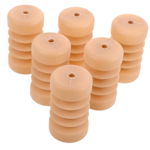 Sosoport 6 Stück Bruchschallgeber Knochencracker -Streich Knochenbrechende Requisiten Party zubehör witzige Werkzeug Streich -Sound -Effekt -Soundspielzeug Plastik Beige von Sosoport