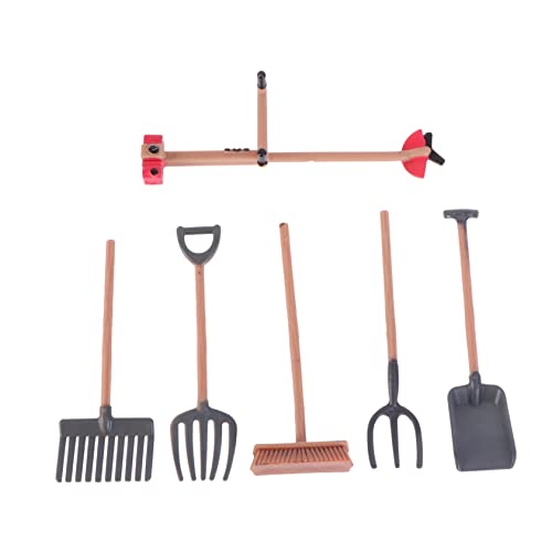 Sosoport 6 Stück Landwirtschaftliche Werkzeuge Sandkasten-rechenspielzeug Sandtisch Miniatur Puppenhausschaufel Kelle Miniatur Moos Garten Rechen DIY-werkzeugmodell Simulation Schmuck PVC Sosoport 6 Stück Landwirtschaftliche Werkzeuge Sandkasten-rechenspielzeug Sandtisch Miniatur Puppenhausschaufel Kelle Miniatur Moos Garten Rechen DIY-werkzeugmodell Simulation Schmuck PVC von Sosoport