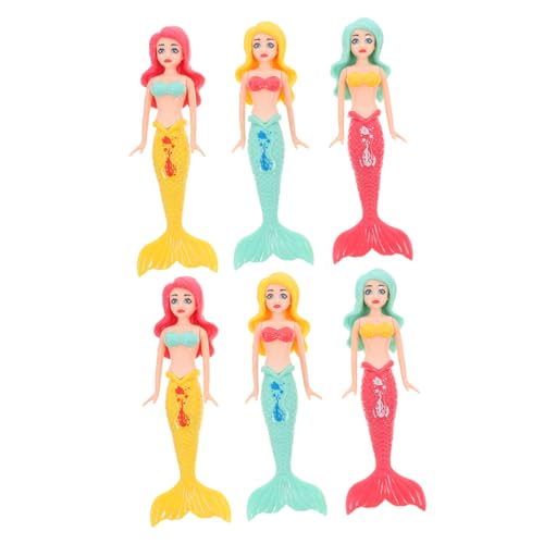 Sosoport 6 Stück Meerjungfrauen-Schwimmbad Tauchen Meerjungfrauenpuppen Für Wasser Meerjungfrauenpuppe Für Den Pool Meerjungfrau-Figuren Meerjungfrau Puppe Plastik Sosoport 6 Stück Meerjungfrauen-Schwimmbad Tauchen Meerjungfrauenpuppen Für Wasser Meerjungfrauenpuppe Für Den Pool Meerjungfrau-Figuren Meerjungfrau Puppe Plastik von Sosoport