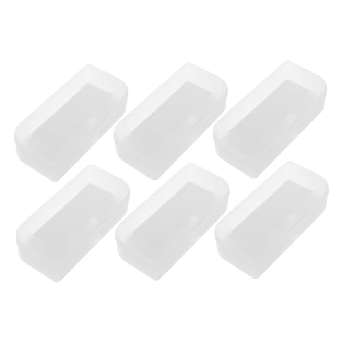 Sosoport 6 Stück Mini Sonnenbrillenbox für Puppen Teiliges aus Leicht und Kompakt zur Aufbewahrung von Puppenbrillen Puppenhaus Accessoires und Kreative Dekorative von Sosoport