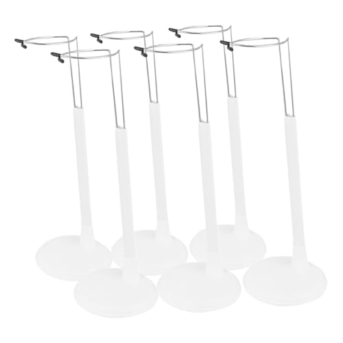 Sosoport 6 Stück Puppenständer Verstellbare Doll Display Racks für Präsentation von Actionfiguren und Spielzeugpuppen und Platzsparend Sosoport 6 Stück Puppenständer Verstellbare Doll Display Racks für Präsentation von Actionfiguren und Spielzeugpuppen und Platzsparend von Sosoport