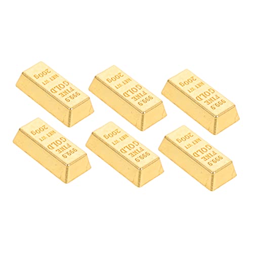 Sosoport 6 Stück Schatzmodell Kleines Hausdekor Bardekoration Simulierte Simulation Miniaturbarren Minidekor Miniatur Kleines Hauswerkzeug Künstliche Sosoport 6 Stück Schatzmodell Kleines Hausdekor Bardekoration Simulierte Simulation Miniaturbarren Minidekor Miniatur Kleines Hauswerkzeug Künstliche von Sosoport