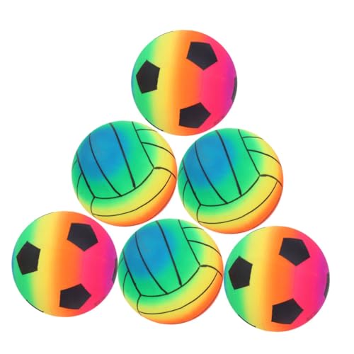 Sosoport 6 Stück Strandballspielzeug bunte Spielbälle Wasserspielball aufblasbarer Wasserball bunter Spielball wasserballon bunter Wasserball PVC Sosoport 6 Stück Strandballspielzeug bunte Spielbälle Wasserspielball aufblasbarer Wasserball bunter Spielball wasserballon bunter Wasserball PVC von Sosoport