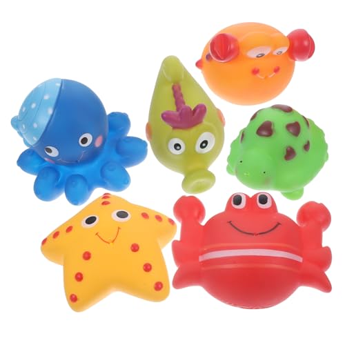 Sosoport 6 Stück Teiliges Badewannenspielzeug für Lustige Meeresbewohner Spielzeuge für Badewanne Freie Weiche Sichere Materialien für Unterhaltsames Badeerlebnis Sosoport 6 Stück Teiliges Badewannenspielzeug für Lustige Meeresbewohner Spielzeuge für Badewanne Freie Weiche Sichere Materialien für Unterhaltsames Badeerlebnis von Sosoport