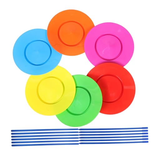 Sosoport 6 Stück Teiliges Jonglierplatten Set Stäben Akrobatische Requisiten für Zirkusaufführungen Bühnenperformances und Unterhaltungsevents Sorgt für Stabile Balance und Highlights Sosoport 6 Stück Teiliges Jonglierplatten Set Stäben Akrobatische Requisiten für Zirkusaufführungen Bühnenperformances und Unterhaltungsevents Sorgt für Stabile Balance und Highlights von Sosoport