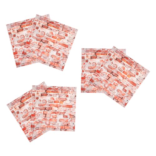 Sosoport 6 Stück Teiliges Mini Wandaufkleber für Puppenhaus Vintage Keramikfliesen Selbstklebend Realistische Verkleidung für Wohnzimmer und Schlafzimmer Miniaturhaus Dekoration Sosoport 6 Stück Teiliges Mini Wandaufkleber für Puppenhaus Vintage Keramikfliesen Selbstklebend Realistische Verkleidung für Wohnzimmer und Schlafzimmer Miniaturhaus Dekoration von Sosoport
