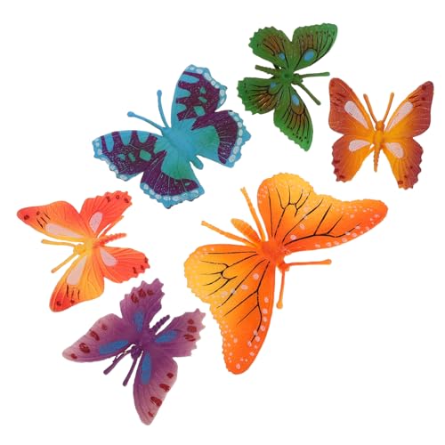 Sosoport 6 Stück Teiliges Schmetterlingsspielzeuge Realistische Schmetterlinge für Lebensechte Schmetterlinge für Bastelprojekte Kognitive Entwicklung und Party Goodie Bags Sosoport 6 Stück Teiliges Schmetterlingsspielzeuge Realistische Schmetterlinge für Lebensechte Schmetterlinge für Bastelprojekte Kognitive Entwicklung und Party Goodie Bags von Sosoport