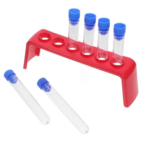 Sosoport 6 Stück Teiliges Wissenschafts experimentierset mit Transparenten Kunststoff reagenzgläsern und Farbigen Stopfen Inkl Rotem für Kindergarten und Schulversuche Sosoport 6 Stück Teiliges Wissenschafts experimentierset mit Transparenten Kunststoff reagenzgläsern und Farbigen Stopfen Inkl Rotem für Kindergarten und Schulversuche von Sosoport