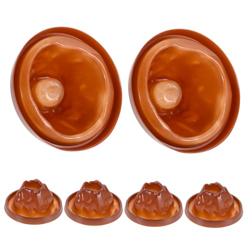 Sosoport 6 Teiliges Vulkanmodell Zubehör Basis Vulkanspielzeug Set Wissenschafts Vulkan Vulkanausbruch Vulkanparty Vulkanwissenschaft DIY Garten Vulkanspielzeug Vulkan Vorschule von Sosoport