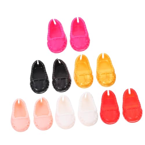Sosoport 6Paare Mini Puppenschuhe für Puppen Entzückende Farbenfrohe Miniaturschuhe aus Zubehör für Puppenhäuser und für Kleine Sosoport 6Paare Mini Puppenschuhe für Puppen Entzückende Farbenfrohe Miniaturschuhe aus Zubehör für Puppenhäuser und für Kleine von Sosoport