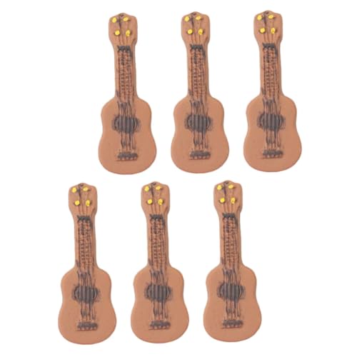 Sosoport 6Stücke Mini Gitarren Dekoration Teiliges Realistische Mikro Gitarren für Desktop Schmuck und Fotografie Requisiten Kreative Musikinstrumente für Gitarrenliebhaber Sosoport 6Stücke Mini Gitarren Dekoration Teiliges Realistische Mikro Gitarren für Desktop Schmuck und Fotografie Requisiten Kreative Musikinstrumente für Gitarrenliebhaber von Sosoport