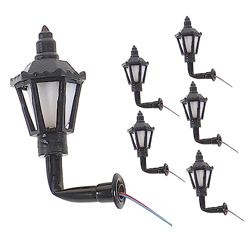 Sosoport 6Stücke Mini Wandleuchte DIY Modell Licht für Puppenhaus Dekoration Hochwertige Gartenlampe für Kreative Projekte und Fotorequisiten Warmes Licht Sosoport 6Stücke Mini Wandleuchte DIY Modell Licht für Puppenhaus Dekoration Hochwertige Gartenlampe für Kreative Projekte und Fotorequisiten Warmes Licht von Sosoport