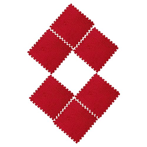 Sosoport 6Stücke Multifunktionale Teilig Puzzlematten für Wohnzimmer Schlafzimmer und Spielzimmer Flauschige Bodenmatte aus Hochwertigem Sosoport 6Stücke Multifunktionale Teilig Puzzlematten für Wohnzimmer Schlafzimmer und Spielzimmer Flauschige Bodenmatte aus Hochwertigem von Sosoport