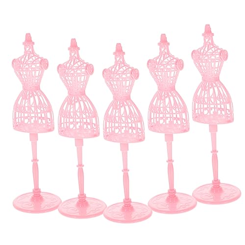 Sosoport 6Stücke Puppen Kleiderständer Mini Schaufensterpuppen Für Puppenkleidung Für Puppen Perfektes Zubehör Für Puppenhaus Und Kreative Präsentation von Sosoport