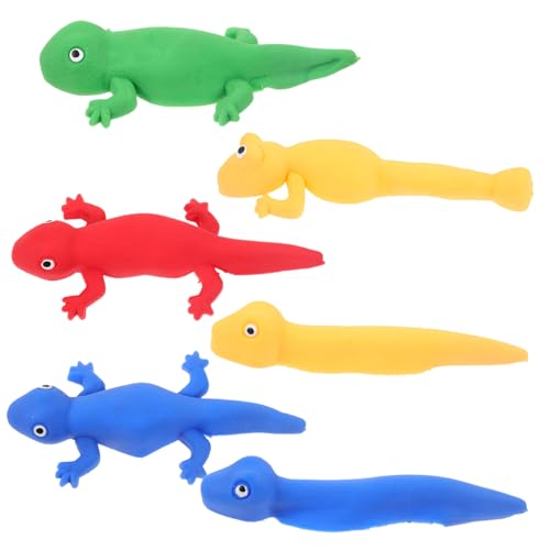 Sosoport 6Stücke Schleuderspielzeug für Dehnbare Finger Spielzeuge mit Tiermotiven für Partys Geburtstagsgeschenke und Kreative Spielideen für Drinnen und Draußen von Sosoport