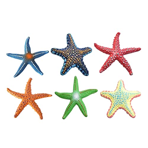 Sosoport Aufblasbares Poolspielzeug 6er-Pack Seesterne Tauchspielzeug Für Jungen Und Mädchen von Sosoport