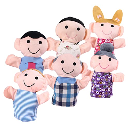 Sosoport 6Stücke Teiliges Handpuppen für Kreatives Geschichtenerzählen für Rollenspiele Fördert Geschicklichkeit und Kreativität bei Kindern aus Ultra Weichem Sosoport 6Stücke Teiliges Handpuppen für Kreatives Geschichtenerzählen für Rollenspiele Fördert Geschicklichkeit und Kreativität bei Kindern aus Ultra Weichem von Sosoport