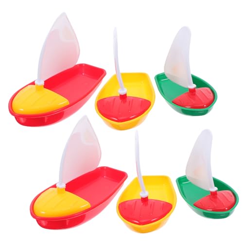 Sosoport 6Stücke Teiliges Strand Segelboot für Wasser für Pool und Strand für Outdoor Aktivitäten und Interaktive Eltern Junge Mädchen Spiele von Sosoport