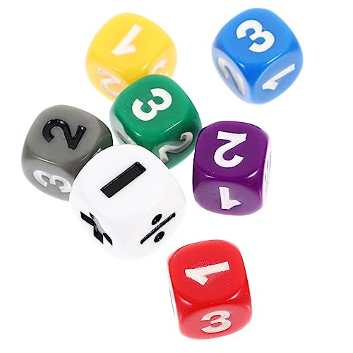 Sosoport 7 Stücke Quadratische Und Mädchen Spielzeug Für Jungen Und Mädchen Würfel von Sosoport