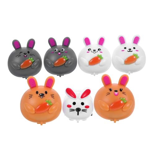 Sosoport 7 Stück Reibungsbetriebenes Tierfahrzeug-Spielzeug, Osterkaninchen, Das Karotte Hält, Auto-Spielzeug Zurückziehen, Mfriction Powered Vehicles Toys Sosoport 7 Stück Reibungsbetriebenes Tierfahrzeug-Spielzeug, Osterkaninchen, Das Karotte Hält, Auto-Spielzeug Zurückziehen, Mfriction Powered Vehicles Toys von Sosoport