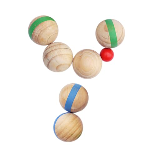 Sosoport 7 Stück Rollendes Ballspielzeug Lustige Bälle Boccia Im Französischen Stil Graskugeln Freizeitbälle Für Den Außenbereich Kindersportbälle Boccia-bälle Sportbälle Holz Sosoport 7 Stück Rollendes Ballspielzeug Lustige Bälle Boccia Im Französischen Stil Graskugeln Freizeitbälle Für Den Außenbereich Kindersportbälle Boccia-bälle Sportbälle Holz von Sosoport