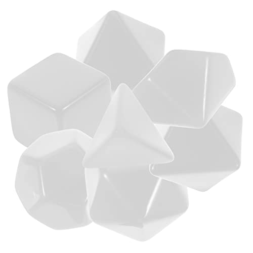Sosoport 7 Stück Teiliges Leere aus Kunststoff Vielseitige DIY für Spiele für Bastelprojekte und Lernaktivitäten Partys und Unterricht von Sosoport