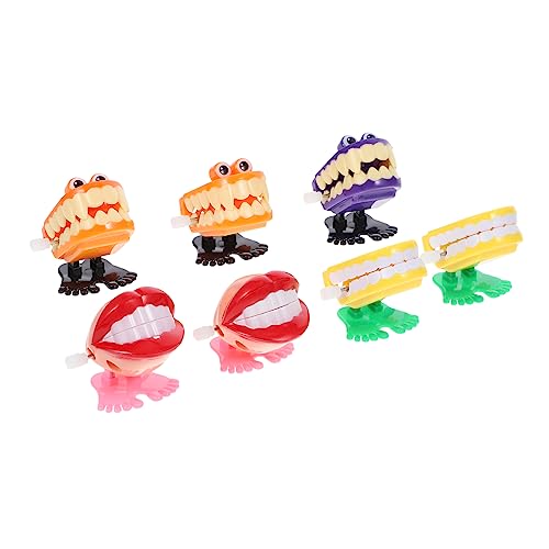 Sosoport 7Stücke Teiliges Wind Up Zähne Geschwätzige Zähne Aufziehspielzeuge für Kreatives Partyspielzeug für Halloween und Zahnfeier Sosoport 7Stücke Teiliges Wind Up Zähne Geschwätzige Zähne Aufziehspielzeuge für Kreatives Partyspielzeug für Halloween und Zahnfeier von Sosoport