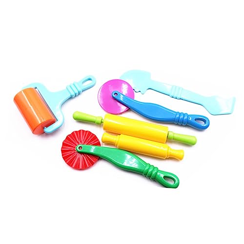 Sosoport 7Stücke Teiliges mit DIY Plastik Tonwerkzeug Handwalze und Nudelholz für Kreative Modellierung Knete Zufälligen Farben Sosoport 7Stücke Teiliges mit DIY Plastik Tonwerkzeug Handwalze und Nudelholz für Kreative Modellierung Knete Zufälligen Farben von Sosoport