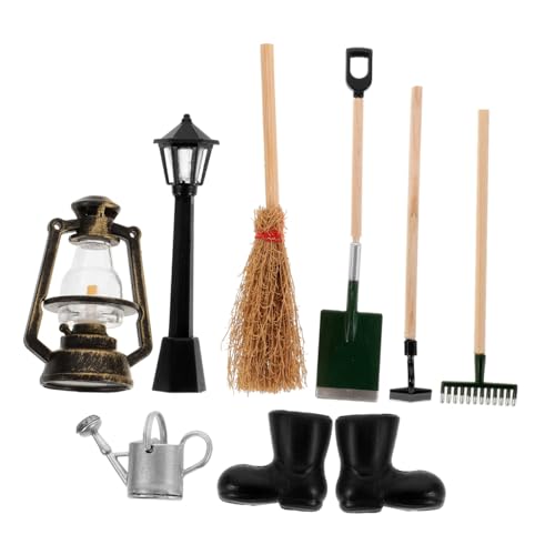 Sosoport 8 Stück Gartenwerkzeug Set für Puppenhäuser Teilig Realistische Gartengeräte mit Rechen Gießkanne Besen und Mehr für Kreative Spielmöglichkeiten und Dekorationen Sosoport 8 Stück Gartenwerkzeug Set für Puppenhäuser Teilig Realistische Gartengeräte mit Rechen Gießkanne Besen und Mehr für Kreative Spielmöglichkeiten und Dekorationen von Sosoport