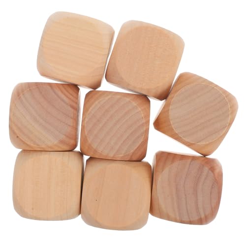 Sosoport 8 Stück Leere Holzwürfel Abgerundete Ecken für DIY Spiele und Partys Unbehandelte Holzklötze für Kreative Projekte Basteln und Lernspiele Sosoport 8 Stück Leere Holzwürfel Abgerundete Ecken für DIY Spiele und Partys Unbehandelte Holzklötze für Kreative Projekte Basteln und Lernspiele von Sosoport
