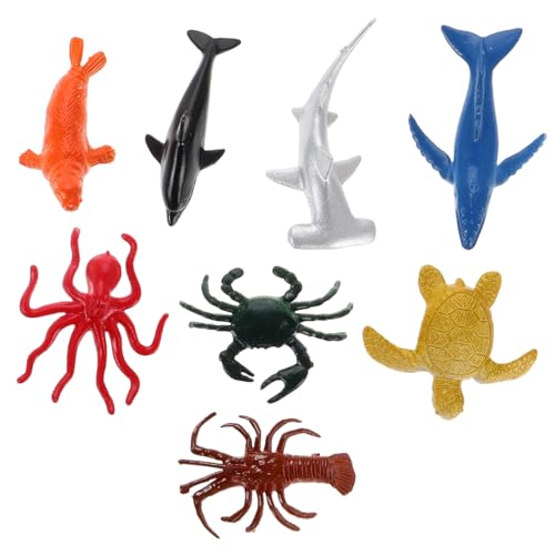 Sosoport 8 Stück Meerestiere Figuren Teiliges aus Realistischen Meeresbewohnern für Pädagogisches Kreativität und Lernmöglichkeiten über Ozeanlebewesen Sosoport 8 Stück Meerestiere Figuren Teiliges aus Realistischen Meeresbewohnern für Pädagogisches Kreativität und Lernmöglichkeiten über Ozeanlebewesen von Sosoport