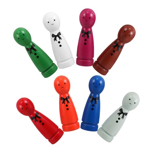 Sosoport 8 Stück Pädagogische Holzpuppen Für Kleine Puppen Spielzeugfiguren Für Holzpuppen Für Puppenhaus Mini Figuren DIY Miniatur Puppenhaus Cartoon Puppen Aus Holz Sosoport 8 Stück Pädagogische Holzpuppen Für Kleine Puppen Spielzeugfiguren Für Holzpuppen Für Puppenhaus Mini Figuren DIY Miniatur Puppenhaus Cartoon Puppen Aus Holz von Sosoport