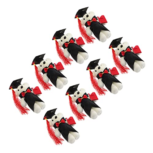 Sosoport 8 Stück Puppe-Abschlussgeschenk Graduation Plüschbär Abschlussbär Puppe Graduierung Plüsch Bärenstrauß Abschlussbär-Schmuck Kleiner Abschlussbär Abschlussbären Mini Polyester Sosoport 8 Stück Puppe-Abschlussgeschenk Graduation Plüschbär Abschlussbär Puppe Graduierung Plüsch Bärenstrauß Abschlussbär-Schmuck Kleiner Abschlussbär Abschlussbären Mini Polyester von Sosoport