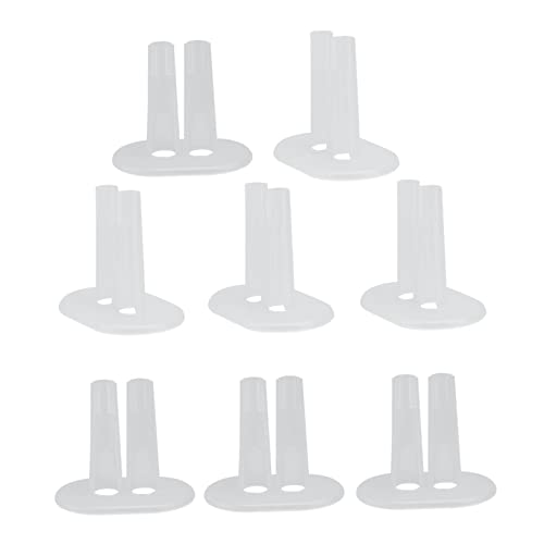 Sosoport 8 Stück Puppe Fußstütze Puppenmodellhalterung Puppenhauszubehör Körper Schaufensterpuppe Für Kleidung Puppenkleid -displayständer Anzeige Puppenständer Stand Transparent Plastik von Sosoport
