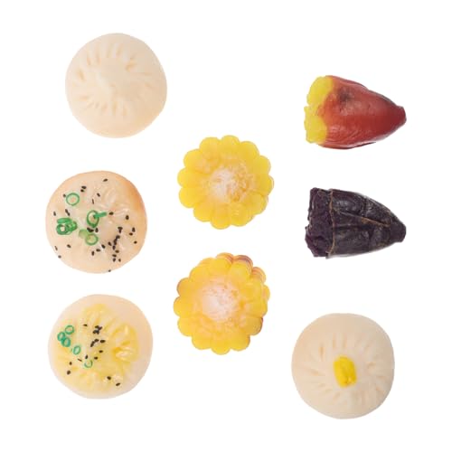 Sosoport 8 Stück Simulation Lebensmittelmodell Frühstück, Spielessen Miniaturen, Figuren, Essen Simulationsküche Gefälschte Dessertdekorationen Dim-Sum- PVC Sosoport 8 Stück Simulation Lebensmittelmodell Frühstück, Spielessen Miniaturen, Figuren, Essen Simulationsküche Gefälschte Dessertdekorationen Dim-Sum- PVC von Sosoport
