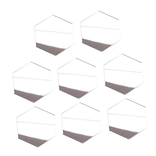 Sosoport 8 Stück Teiliges Mini Hexagon Spiegelflächen DIY Spiegel für Puppenhaus und Landschaften für Kreatives Zubehör und Wohnraumgestaltung Sosoport 8 Stück Teiliges Mini Hexagon Spiegelflächen DIY Spiegel für Puppenhaus und Landschaften für Kreatives Zubehör und Wohnraumgestaltung von Sosoport