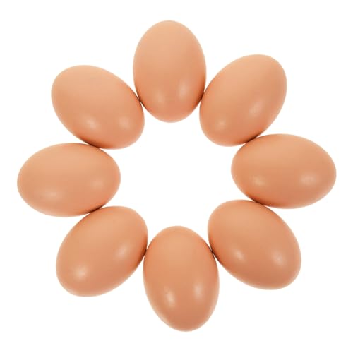 Sosoport 8 Stück nachgeahmte Eier kleine gefälschte Eier Eierdekorationen kreatives Ei Eier vorgeben Spielzeugeier gefälschte Eier für hühner Party-Ei-Dekorationen Holz Sosoport 8 Stück nachgeahmte Eier kleine gefälschte Eier Eierdekorationen kreatives Ei Eier vorgeben Spielzeugeier gefälschte Eier für hühner Party-Ei-Dekorationen Holz von Sosoport