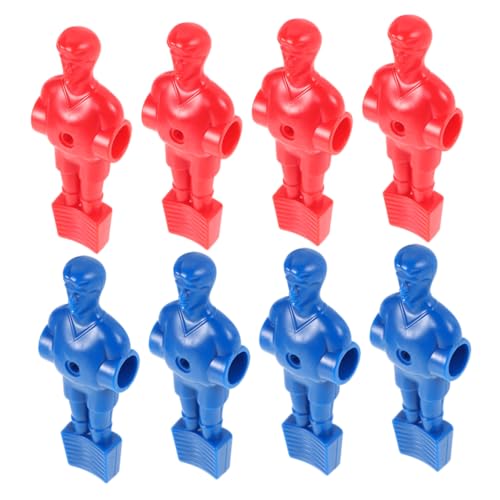 Sosoport 8 Stücke Tischfußball Mann Statue Tabelle Jungs Figurine Mann Fußball Spiele Player Mini Puppe Figur Fußball Maschine Zubehör Ersatz Teile von Sosoport