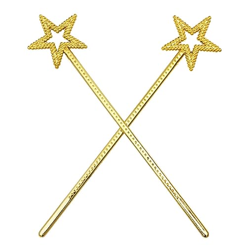 Sosoport 8Stücke Feenstern Zauberstäbe für Glitzernde Party Zauberstäbe für Geburtstags und Halloweenfeiern und Regenbogenfarben Sicheres Kunststoffspielzeug für Kleine von Sosoport