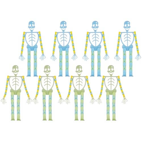 Sosoport 8Stücke Halloween Skelett Figuren Lustige Skelette für Partys Deko und Veranstaltungen Realistische Halloween Dekorationen Sosoport 8Stücke Halloween Skelett Figuren Lustige Skelette für Partys Deko und Veranstaltungen Realistische Halloween Dekorationen von Sosoport
