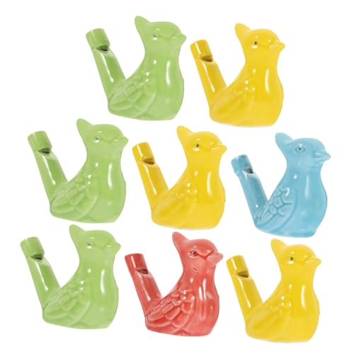 Sosoport 8Stücke Keramik Vogelpfeifen Spielzeugpfeifen Bunten Farben Geräuschmacher für Kinderpartys Sichere und Kreative Musikspielzeuge für Geburtstags Sosoport 8Stücke Keramik Vogelpfeifen Spielzeugpfeifen Bunten Farben Geräuschmacher für Kinderpartys Sichere und Kreative Musikspielzeuge für Geburtstags von Sosoport