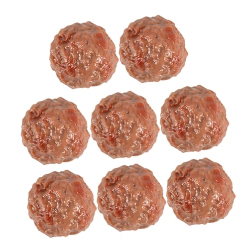 Sosoport 8Stücke Künstliche Fleischbällchen für Fotografie und Küchen Dekoration Realistisches Modell für Kreative Displays Langlebig und Farbecht für Requisiten Sosoport 8Stücke Künstliche Fleischbällchen für Fotografie und Küchen Dekoration Realistisches Modell für Kreative Displays Langlebig und Farbecht für Requisiten von Sosoport