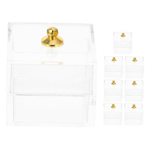 Sosoport 8er-Packung Süßigkeiten-displaybox Mädchen Foto Requisiten Selber Machen Miniaturmodelle Mikrolandschaftsdekor Miniaturboxen Für Zubehör Für Puppenhäuser Plastik Sosoport 8er-Packung Süßigkeiten-displaybox Mädchen Foto Requisiten Selber Machen Miniaturmodelle Mikrolandschaftsdekor Miniaturboxen Für Zubehör Für Puppenhäuser Plastik von Sosoport