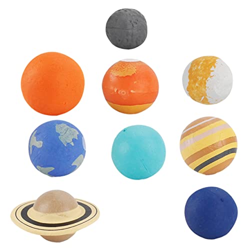 Sosoport 9 Stücke Simulationsplanetenmodell Rätsel zum Sonnensystem für das Sonnensystem für spielzeuge für Kosmologisches Planetenmodell Plastik Sosoport 9 Stücke Simulationsplanetenmodell Rätsel zum Sonnensystem für das Sonnensystem für spielzeuge für Kosmologisches Planetenmodell Plastik von Sosoport