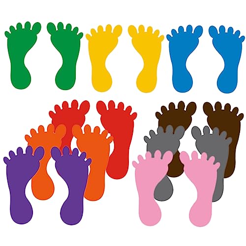 Sosoport 9Paare Aufkleber für Kindergarten Selbstklebende Bodenaufkleber für Langlebig Klassenzimmer Spielzimmer und Zuhause Sosoport 9Paare Aufkleber für Kindergarten Selbstklebende Bodenaufkleber für Langlebig Klassenzimmer Spielzimmer und Zuhause von Sosoport