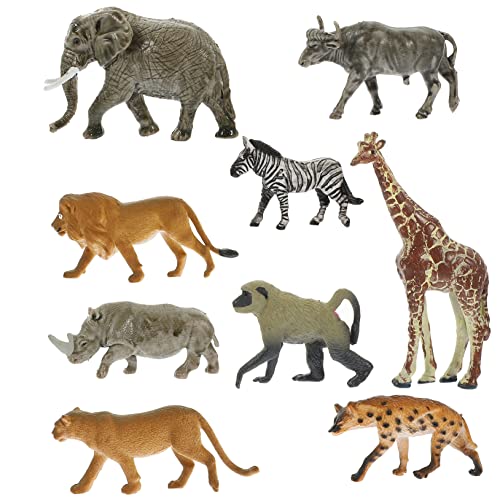 Sosoport 9Stücke Simulierte Wildtierfiguren Teiliges Realistische Tiermodelle für Dekorative Tierfiguren für Zuhause Büro und Verarbeitung für Lernspielzeug Sosoport 9Stücke Simulierte Wildtierfiguren Teiliges Realistische Tiermodelle für Dekorative Tierfiguren für Zuhause Büro und Verarbeitung für Lernspielzeug von Sosoport
