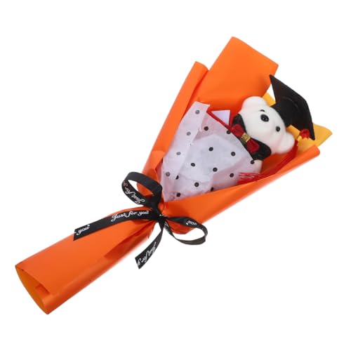 Sosoport Abschluss-stofftier-bär-Bouquet, Entzückendes Abschluss-Motto-Party-gastgeschenk, Abschluss-bär-Puppe Für Freunde, Klassenkameraden von Sosoport